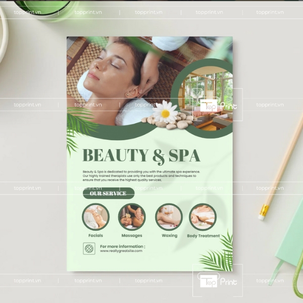 In Tờ Rơi Spa Combo Dịch Vụ Trọn Gói 
