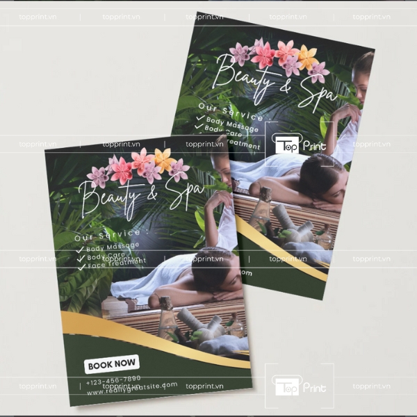 Tờ Rơi Spa Đẹp – Sang Trọng – Tinh Tế 