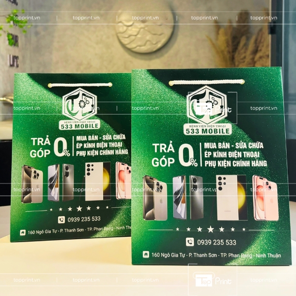 TopPrint In Túi Giấy Cao Cấp – Mang Phong Cách Apple Store