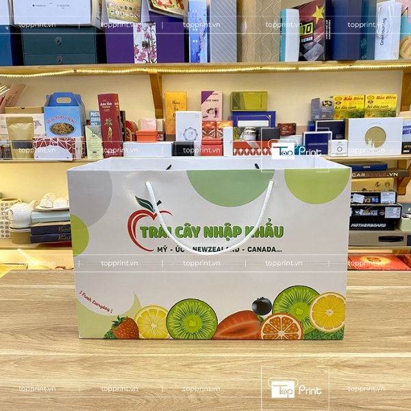 Xưởng In Túi Giấy Đựng Trái Cây Chuyên Nghiệp Tại TP.HCM 