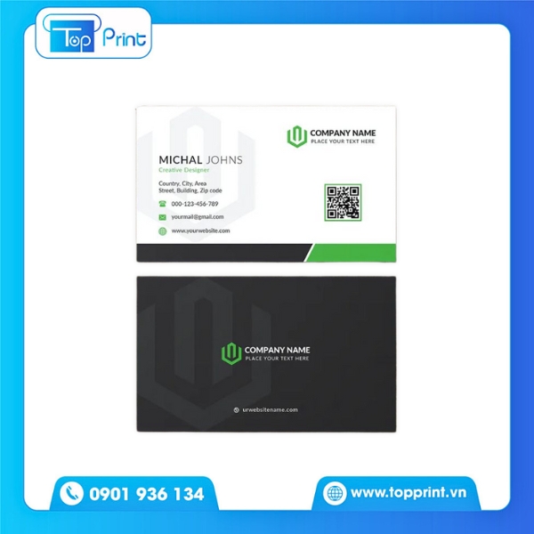 Mẫu card visit bảo hiểm ô tô – Thiết kế mạnh mẽ