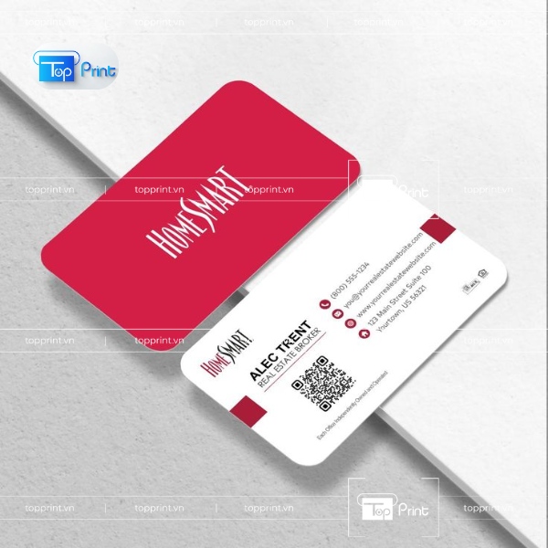 Mẫu Card Visit Bo Góc In Offset Chất Lượng – Xưởng TopPrint