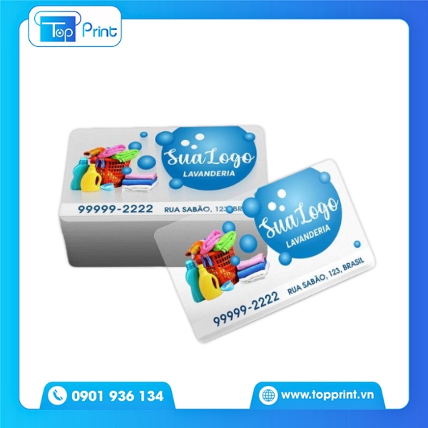 Mẫu Card Visit Giặt Là Giá Rẻ Tại TopPrint