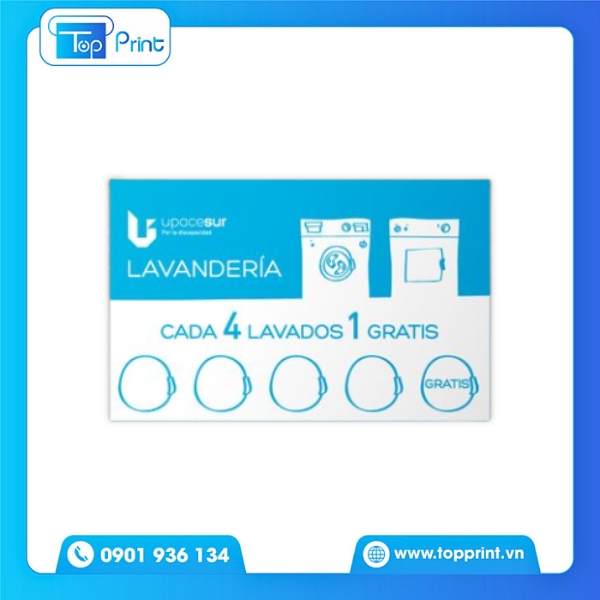 Mẫu Card Visit Giặt Là Sáng Tạo – In Ấn TopPrint Thực Hiện
