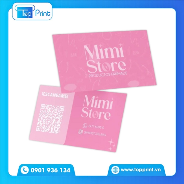Mẫu Card Visit Hồng Tông Tây – Tối Giản Mà Đẹp