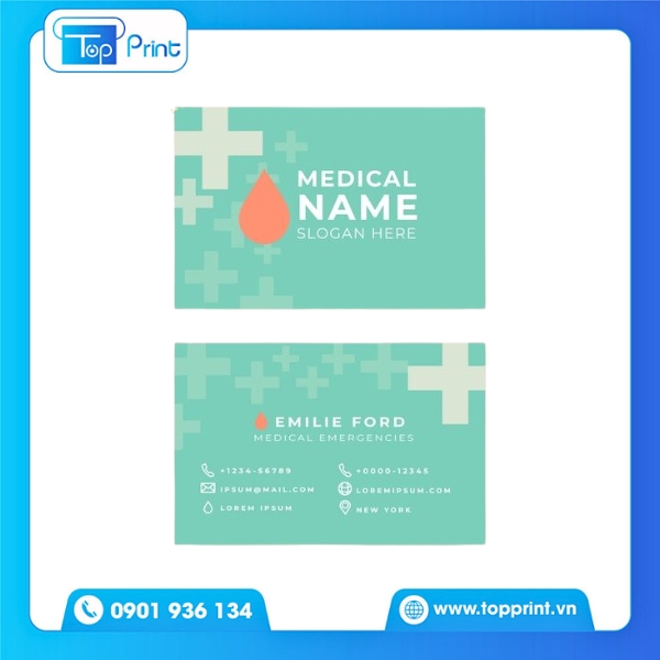 Thiết Kế Card Visit Nhà Thuốc Chuyên Nghiệp, Ấn Tượng