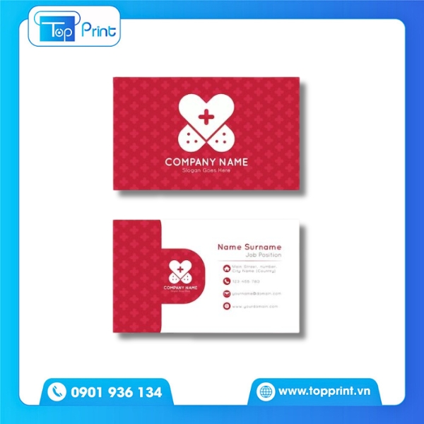 In Card Visit Tiệm Thuốc Tại Topprint, Nhanh Và Đẹp
