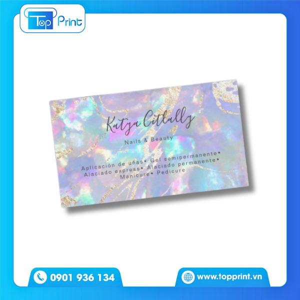 Mẫu Card Visit Sang Trọng In Kỹ Thuật Số Hiện Đại