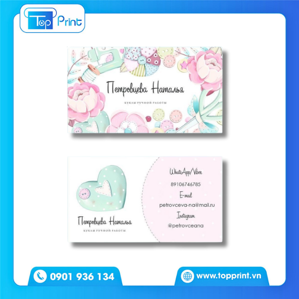 Mẫu Card Visit Sang Trọng In Cho Công Ty Thương Mại