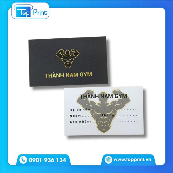 Mẫu Card Visit Sang Trọng Dạng Đứng Lạ Mắt
