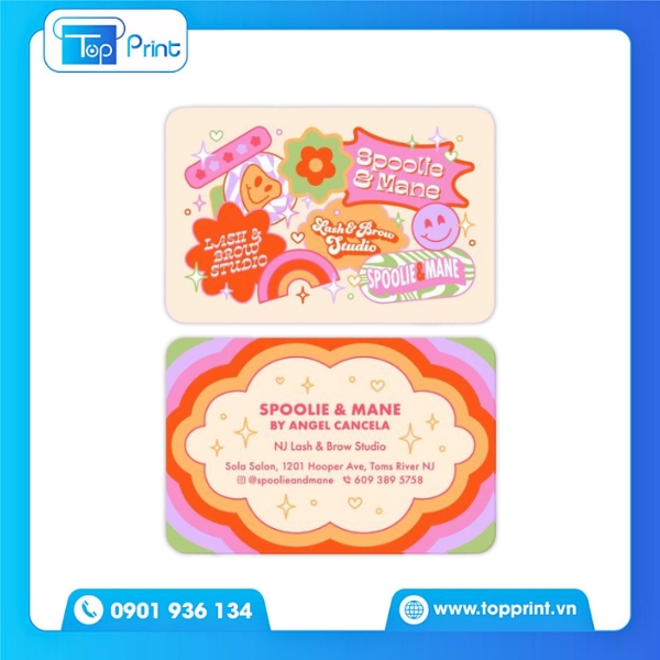 In card visit song ngữ cắt lazer theo yêu cầu