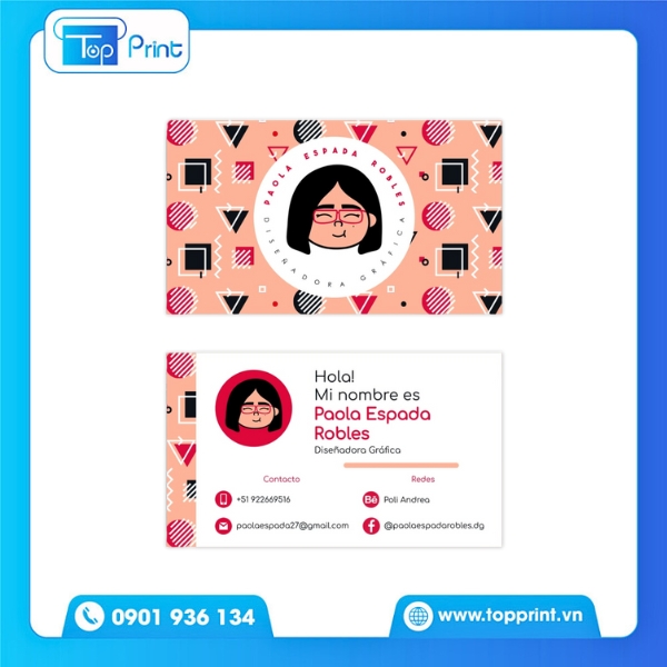 In card visit song ngữ thiết kế độc quyền cho doanh nghiệp