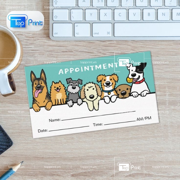Mẫu Card Visit Thú Y Thân Thiện, Tạo Niềm Tin Khách Hàng