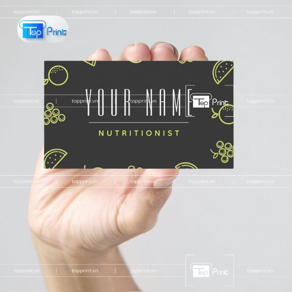 Mẫu Card Visit Trái Cây Đẹp In Số Lượng Lớn Tại TopPrint