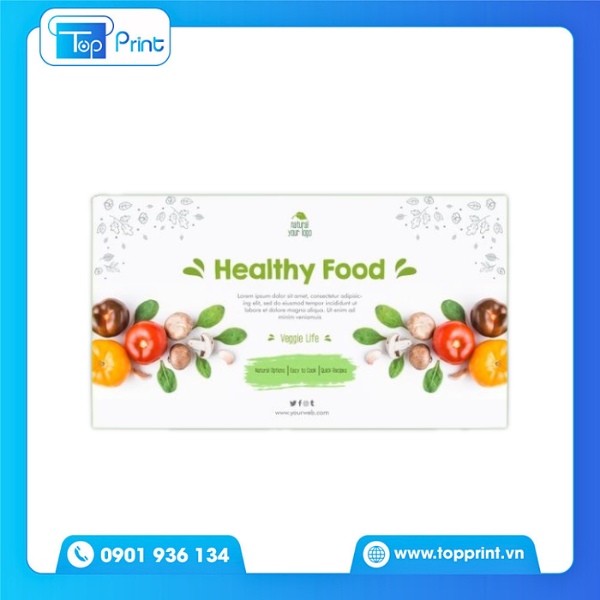 Mẫu Card Visit Trái Cây Sạch Phong Cách Hiện Đại