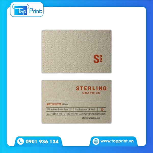 Mẫu Name Card Giấy Mỹ Thuật Màu Pastel Hiện Đại