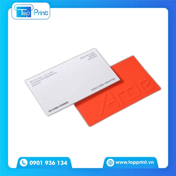 Mẫu Name Card Giấy Mỹ Thuật Định Lượng Dày Dặn