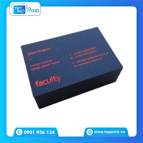 Mẫu Name Card Giấy Mỹ Thuật In Nhanh Sắc Nét