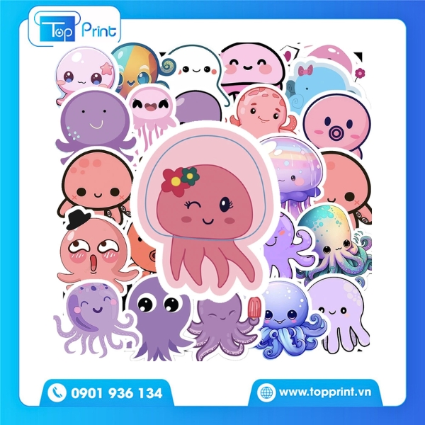 Mẫu Sticker Cute Hình Sữa Hộp