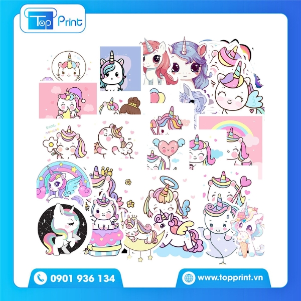 Mẫu Sticker Cute Dán Laptop – Chống Thấm