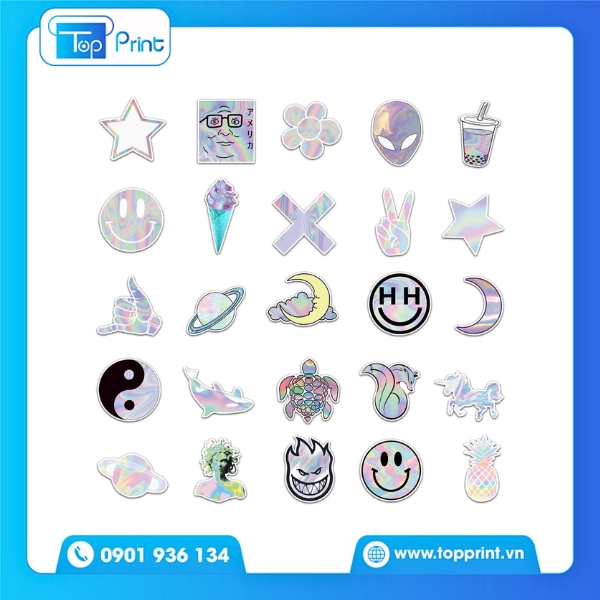 Sticker dán mũ bảo hiểm phối màu độc đáo