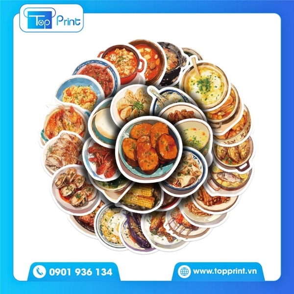 Sticker Đồ Ăn Cute