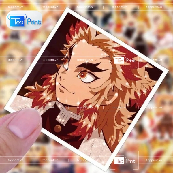 Mẫu Sticker Kimetsu No Yaiba In D&aacute;n Laptop
