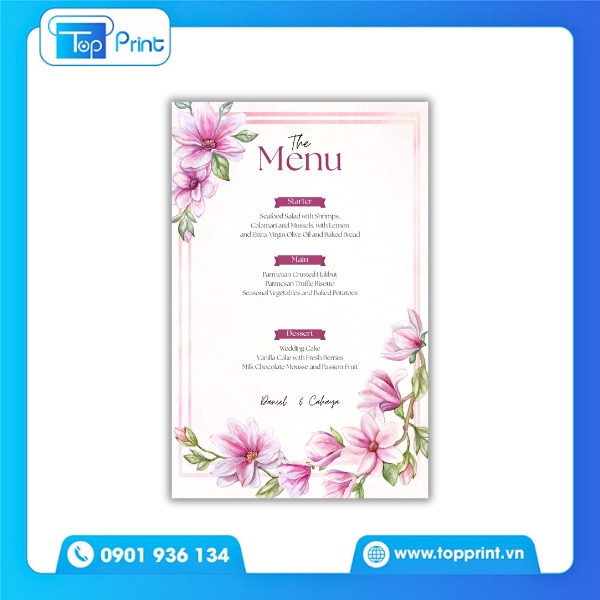 Mẫu Menu Độc Quyền Cho Nhà Hàng