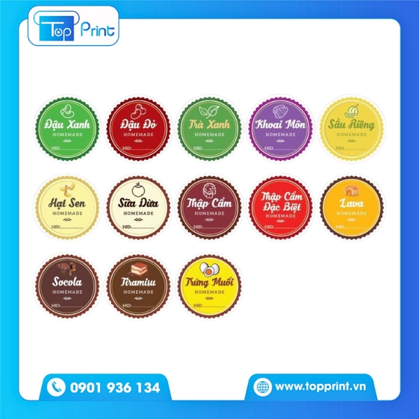 Mẫu Tem Bánh Trung Thu Độc Đáo Và Ấn Tượng