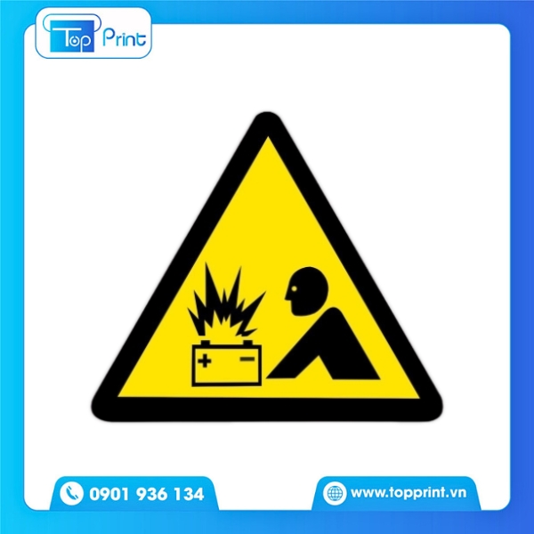 Tem Cảnh Báo Điện Giật Dành Cho Tủ Điện