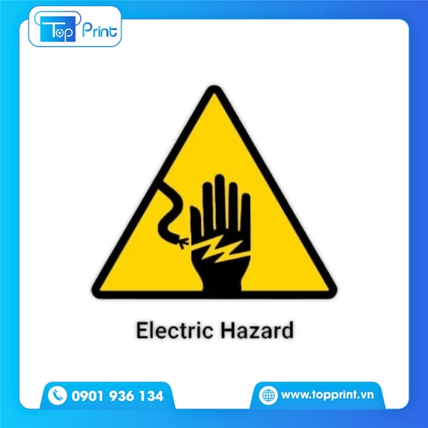 Mẫu Tem Cảnh Báo Điện Giật Chuẩn An Toàn