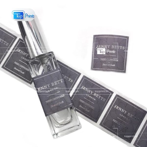 Tem nước hoa chiết giúp tăng nhận diện thương hiệu