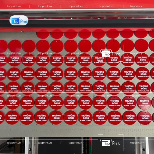 Mẫu Tem Dán Cảnh Báo Điện 220V