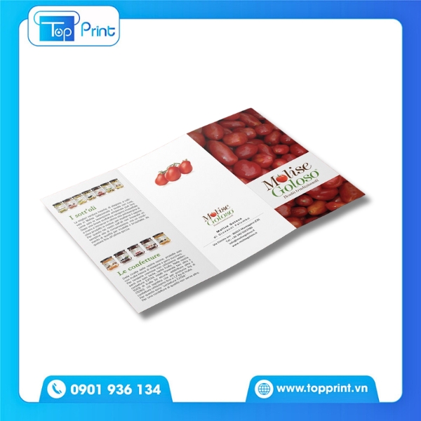 In brochure giới thiệu sản phẩm handmade – Chất liệu kraft