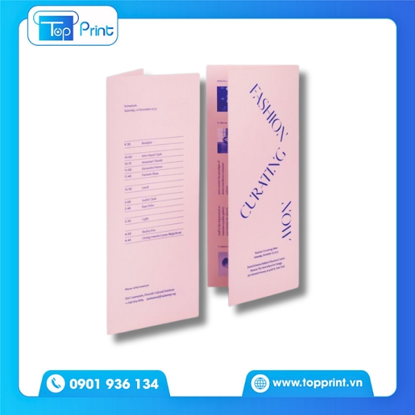 Thiết kế brochure giới thiệu sản phẩm mới ra mắt – In số lượng ít