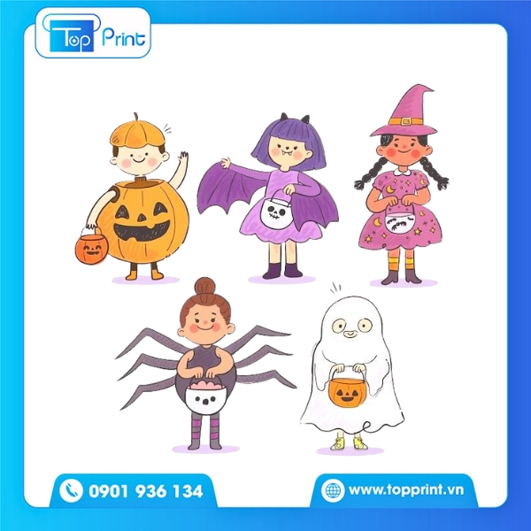 Halloween Label Stickers – Mẫu In Tem Chai Lọ