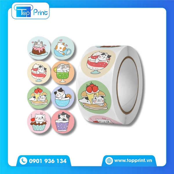 Sticker Cuộn Theo Mùa – Tết, Noel, Trung Thu…