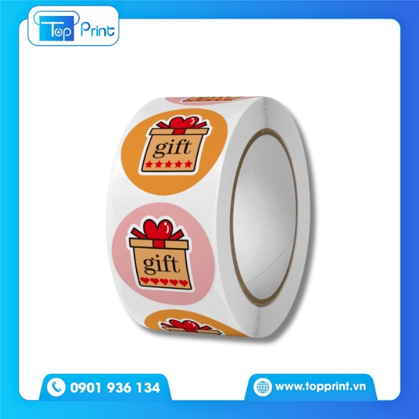 In Sticker Cuộn PVC – Dẻo, Dai, Đẹp