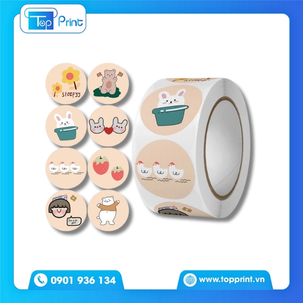 Sticker Cuộn Dành Cho Shop Online – Tăng Nhận Diện