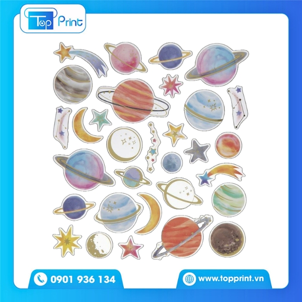Từ Ý Tưởng Đến Thành Phẩm – Sticker Galaxy Do Topprint Thực Hiện