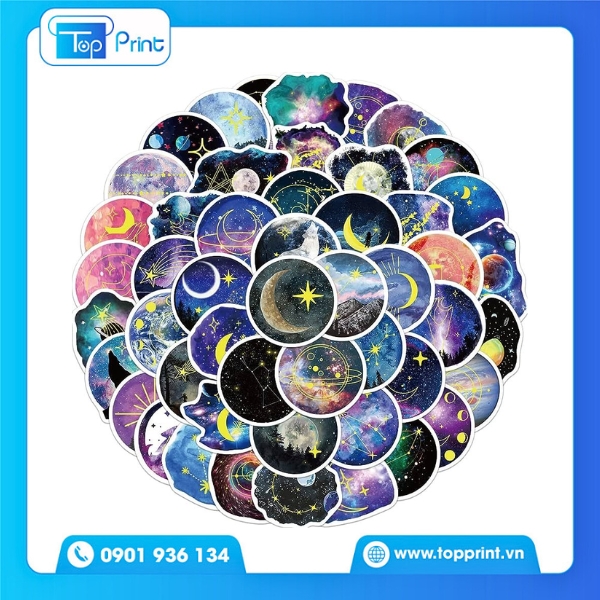 Thiết Kế Đa Dạng – Sticker Galaxy Cho Mọi Phong Cách