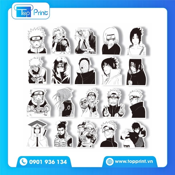 Bộ sticker cute không màu cho bullet journal