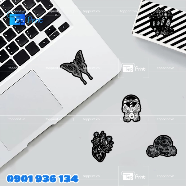 In test sticker cute không màu số lượng ít – Topprint