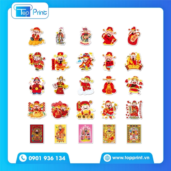 In Sticker Tết Số Lượng Lớn Giá Tốt