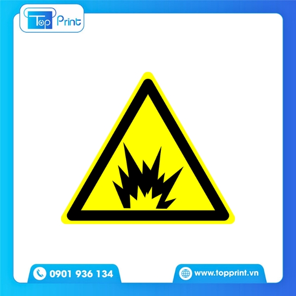 Tem Cảnh Báo Nguy Hiểm Tự Nhiên Trong Vật Liệu In