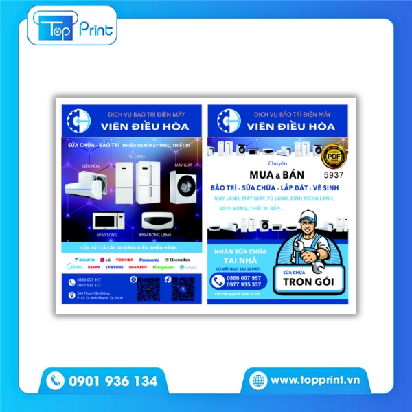 In tờ rơi điện máy số lượng lớn giá tốt