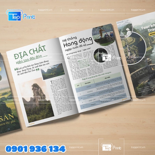 Catalogue Du Lịch Đẹp Mắt In Offset Chất Lượng Cao