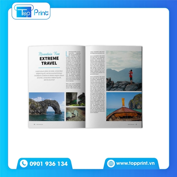 In Catalogue Du Lịch Cho Chương Trình Khuyến Mãi