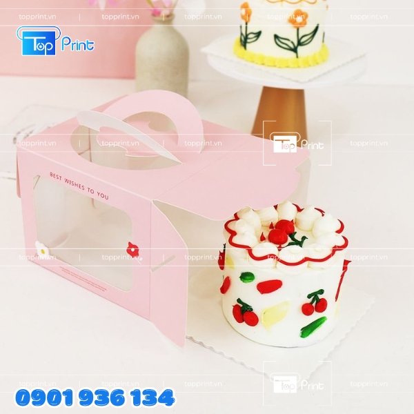 Dịch vụ in hộp giấy đựng b&aacute;nh kem theo y&ecirc;u cầu tại Topprint