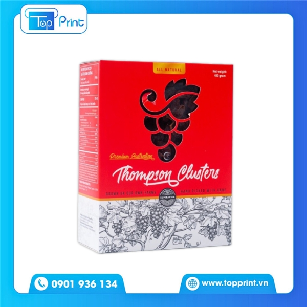 Hộp Giấy In Thương Hiệu Riêng Cho Đồ Khô